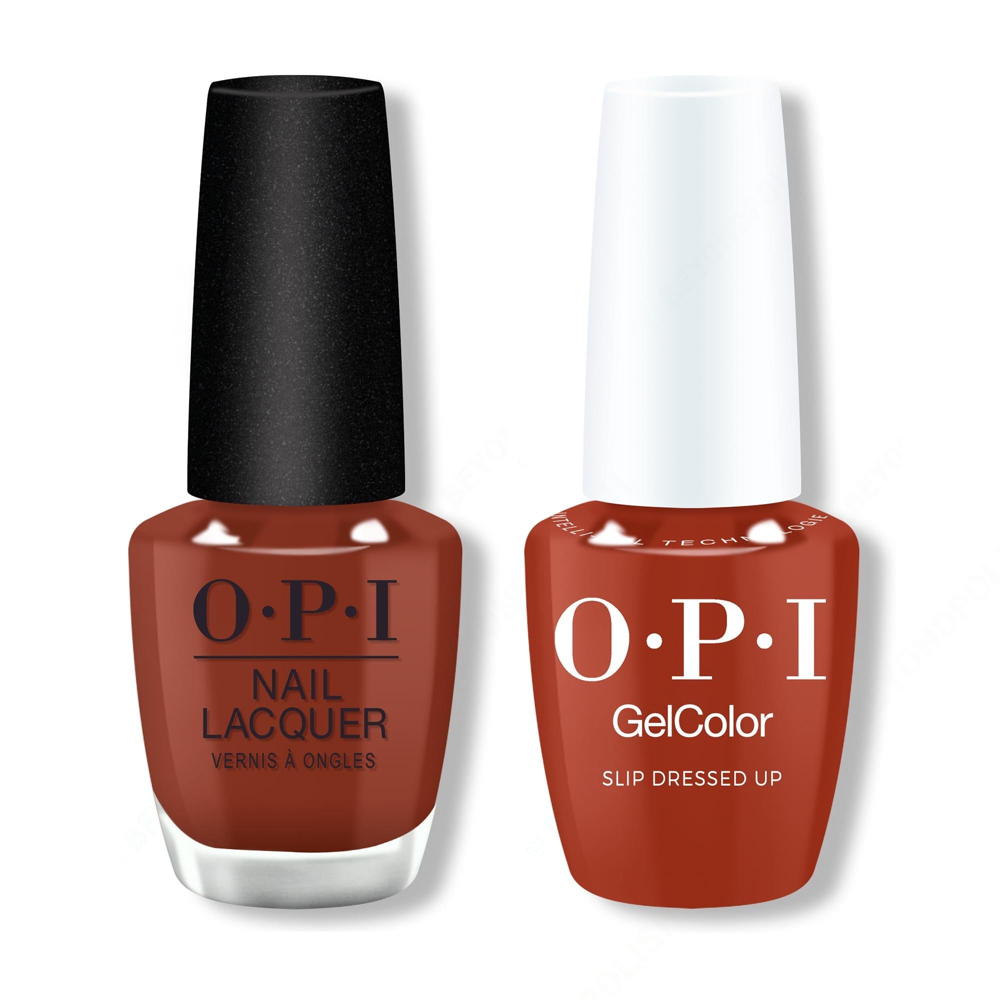 OPI - Gel & Lacquer Intelli-Gel Combo - Slip Dressed Up - Long Lasting Formula
