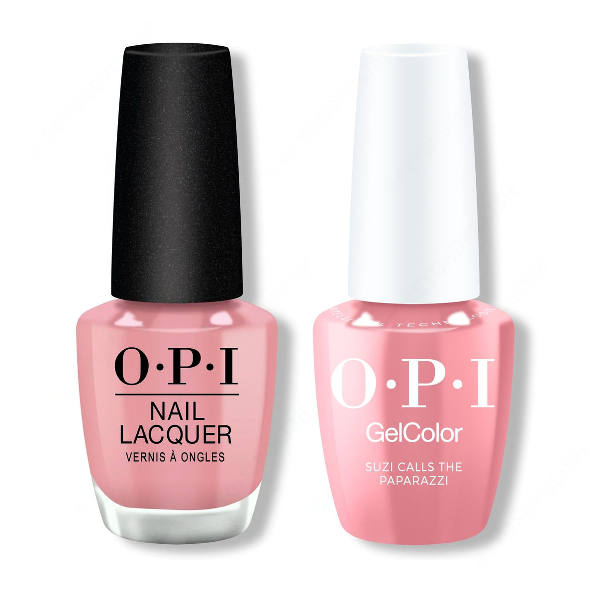 OPI - Gel & Lacquer Intelli-Gel Combo - Suzi Calls The Paparazzi 0.5 Oz - Long Lasting Formula