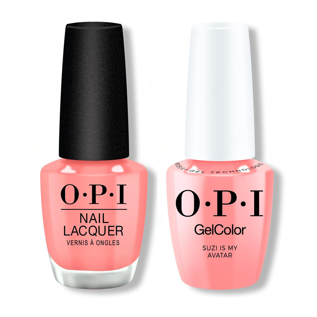 OPI - Gel & Lacquer Intelli-Gel Combo - Suzi Is My Avatar 0.5 Oz - Long Lasting Formula
