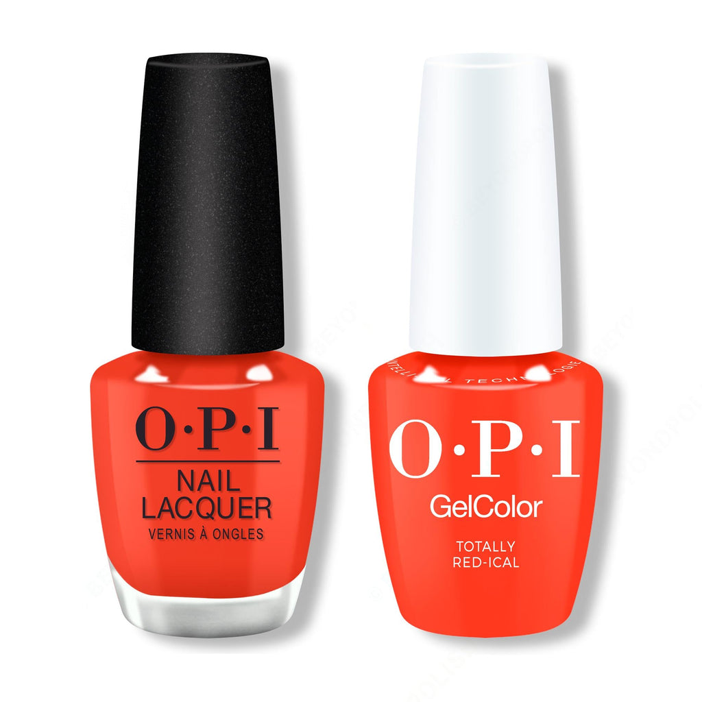 OPI - Gel & Lacquer Intelli-Gel Combo - Totally Red-ical - Long Lasting Formula