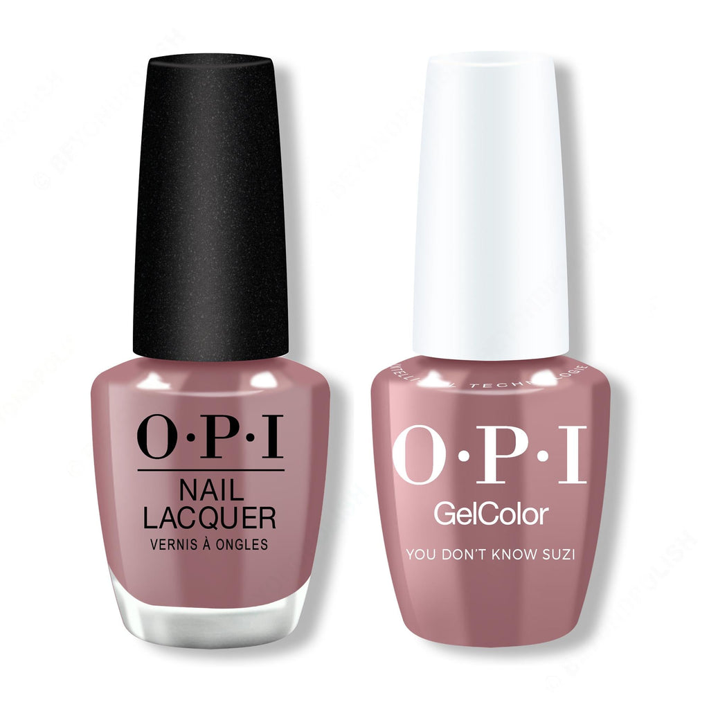 OPI - Gel & Lacquer Intelli-Gel Combo - You Don't Know Suzi - OPIcons Spring 2026 - Long Lasting Formula