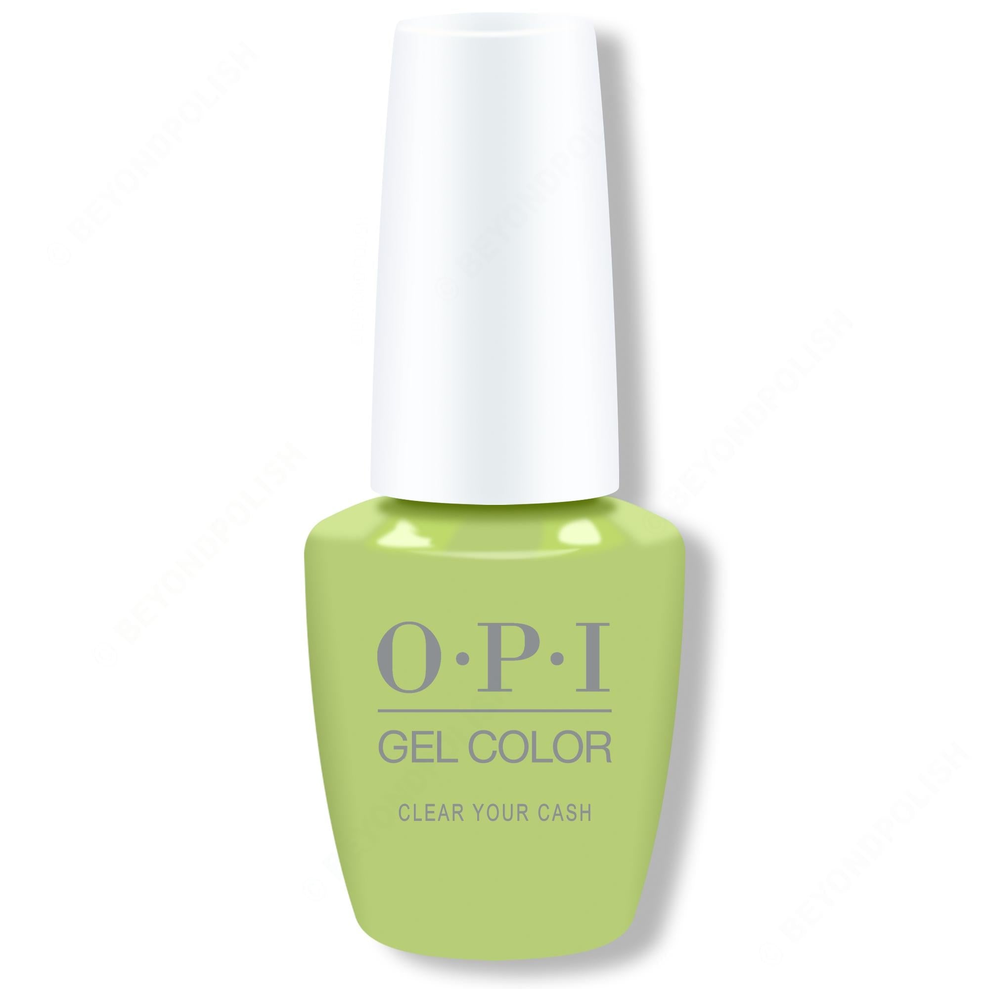OPI GelColor - Clear Your Cash - Long Lasting Formula