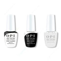 OPI GelColor Combo - Stay Classic Base, Shiny Top & As Real As It Gets - Long Lasting Formula