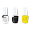 OPI GelColor Combo - Stay Classic Base, Shiny Top & Bee Unapologetic - Long Lasting Formula