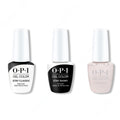 OPI GelColor Combo - Stay Classic Base, Shiny Top & Chiffon My Mind - Long Lasting Formula