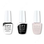 OPI GelColor Combo - Stay Classic Base, Shiny Top & Chiffon My Mind - Long Lasting Formula