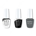OPI GelColor Combo - Stay Classic Base, Shiny Top & Clean Slate - Long Lasting Formula