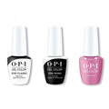 OPI GelColor Combo - Stay Classic Base, Shiny Top & Cyborn Again - Long Lasting Formula