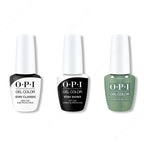 OPI GelColor Combo - Stay Classic Base, Shiny Top & Decked to the Pines - Long Lasting Formula