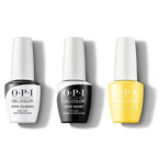OPI GelColor Combo - Stay Classic Base, Shiny Top & Exotic Birds Do Not Tweet - Long Lasting Formula