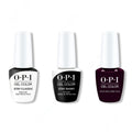OPI GelColor Combo - Stay Classic Base, Shiny Top & Good Girls Gone Plaid - Long Lasting Formula
