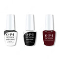 OPI GelColor Combo - Stay Classic Base, Shiny Top & Got The Blues For Red - Long Lasting Formula