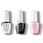 OPI GelColor Combo - Stay Classic Base, Shiny Top & I Meta My Soulmate - Long Lasting Formula
