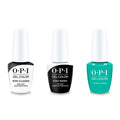 OPI GelColor Combo - Stay Classic Base, Shiny Top & I'm Yacht Leaving - Long Lasting Formula
