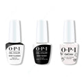 OPI GelColor Combo - Stay Classic Base, Shiny Top & Let's Be Friends Forever - Long Lasting Formula