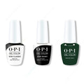 OPI GelColor Combo - Stay Classic Base, Shiny Top & Midnight Snacc - Long Lasting Formula