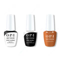 OPI GelColor Combo - Stay Classic Base, Shiny Top & Millennium Mocha - Long Lasting Formula