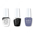 OPI GelColor Combo - Stay Classic Base, Shiny Top & OPI Heart DTLA - Long Lasting Formula