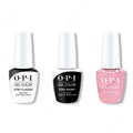 OPI GelColor Combo - Stay Classic Base, Shiny Top & (P)Ink on Canvas - Long Lasting Formula