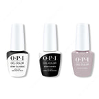 OPI GelColor Combo - Stay Classic Base, Shiny Top & Peace Of Mined - Long Lasting Formula