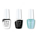OPI GelColor Combo - Stay Classic Base, Shiny Top & Pisces The Future - Long Lasting Formula