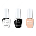 OPI GelColor Combo - Stay Classic Base, Shiny Top & Samoan Sand - Long Lasting Formula