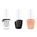 OPI GelColor Combo - Stay Classic Base, Shiny Top & Sanding In Stilettos - Long Lasting Formula