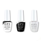 OPI GelColor Combo - Stay Classic Base, Shiny Top & Snatch'd Silver - Long Lasting Formula