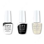 OPI GelColor Combo - Stay Classic Base, Shiny Top & Snow Holding Back - Long Lasting Formula