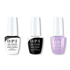 OPI GelColor Combo - Stay Classic Base, Shiny Top & Suga Cookie - Long Lasting Formula