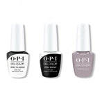 OPI GelColor Combo - Stay Classic Base, Shiny Top & Taupe-less Beach - Long Lasting Formula