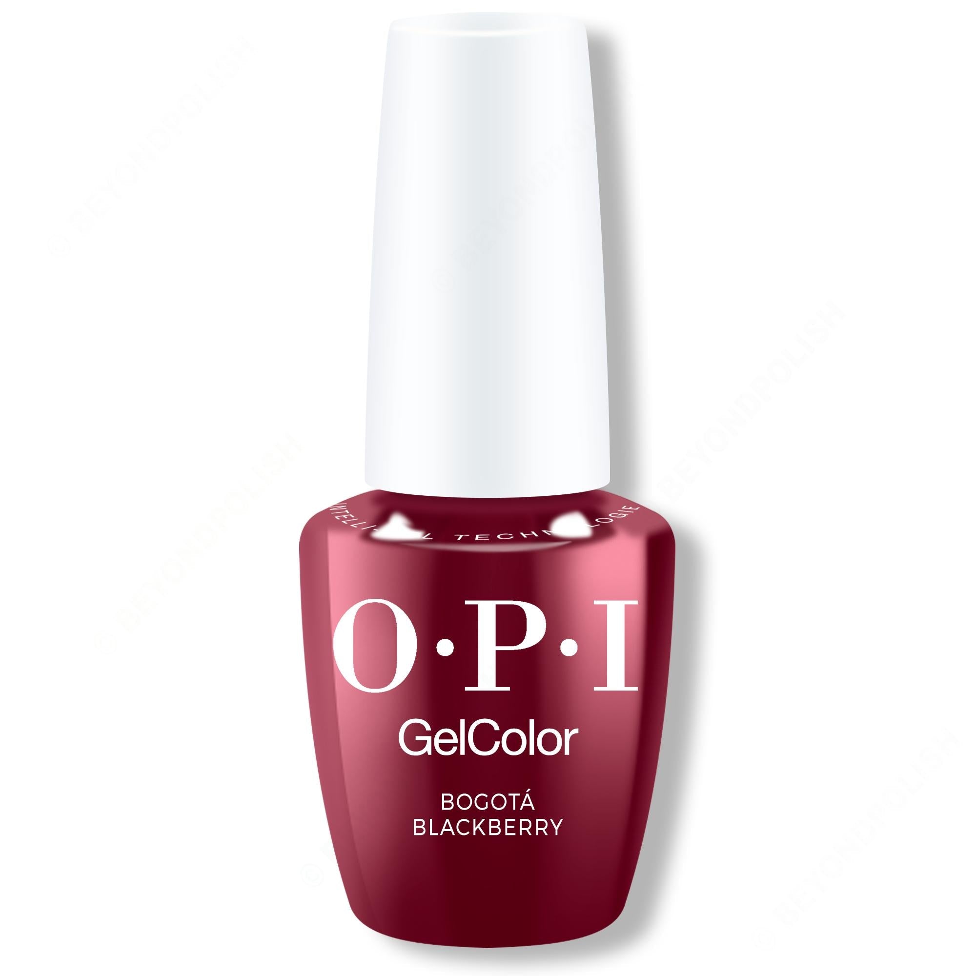 OPI GelColor Intelli-Gel - Bogota Blackberry 0.5 Oz - Long Lasting Formula