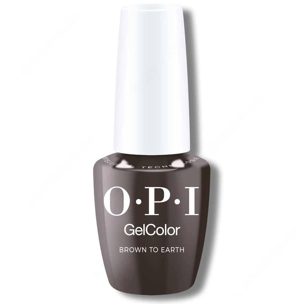 OPI GelColor Intelli-Gel - Brown To Earth 0.5 oz - Long Lasting Formula