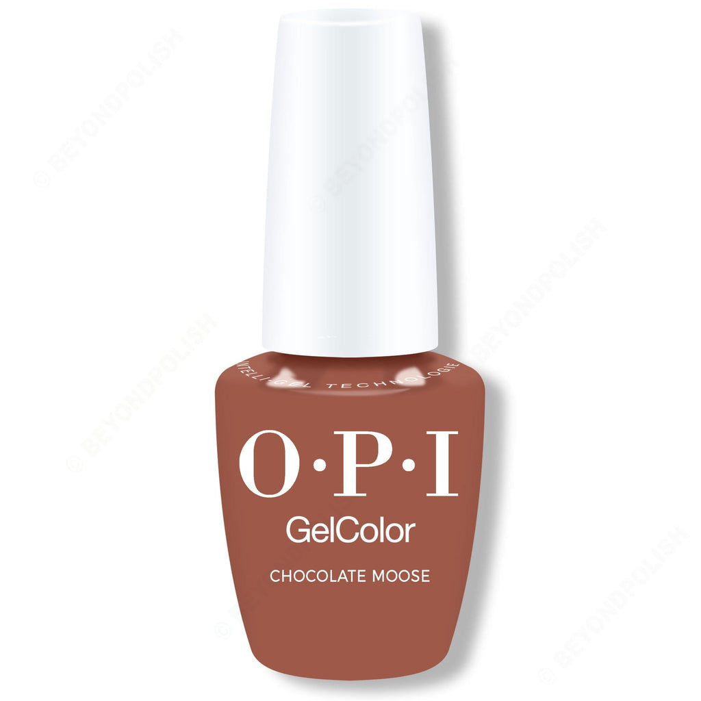 OPI GelColor Intelli-Gel - Chocolate Moose 0.5 oz - Long Lasting Formula