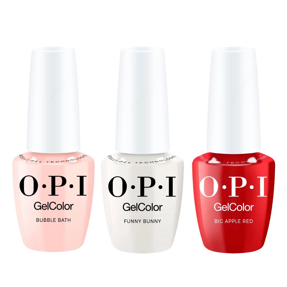 OPI GelColor Intelli-Gel Combo - Best Sellers 3-Pc Set - Long Lasting Formula