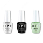OPI GelColor Intelli-Gel Combo - Super Base Coat, Super Gloss Top Coat & AppointMINT Confirmed - Long Lasting Formula