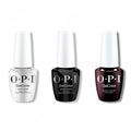 OPI GelColor Intelli-Gel Combo - Super Base Coat, Super Gloss Top Coat & Black Cherry Chutney - Long Lasting Formula