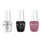 OPI GelColor Intelli-Gel Combo - Super Base Coat, Super Gloss Top Coat & Butter Me Up Toffee - Long Lasting Formula