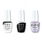 OPI GelColor Intelli-Gel Combo - Super Base Coat, Super Gloss Top Coat & Case of Glamnesia - Long Lasting Formula