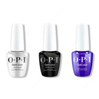 OPI GelColor Intelli-Gel Combo - Super Base Coat, Super Gloss Top Coat & Catch a Wave of Happiness - Long Lasting Formula