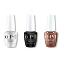 OPI GelColor Intelli-Gel Combo - Super Base Coat, Super Gloss Top Coat & Cliffside Karaoke - Long Lasting Formula