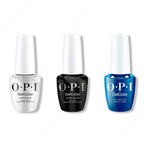 OPI GelColor Intelli-Gel Combo - Super Base Coat, Super Gloss Top Coat & Do You Sea What I Sea - Long Lasting Formula
