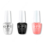 OPI GelColor Intelli-Gel Combo - Super Base Coat, Super Gloss Top Coat & Got Myself into a Jam-balaya - Long Lasting Formula