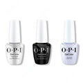 OPI GelColor Intelli-Gel Combo - Super Base Coat, Super Gloss Top Coat & I Am What I Amethyst - Long Lasting Formula