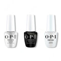 OPI GelColor Intelli-Gel Combo - Super Base Coat, Super Gloss Top Coat & I Cannoli Wear OPI - Long Lasting Formula