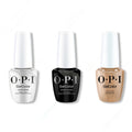 OPI GelColor Intelli-Gel Combo - Super Base Coat, Super Gloss Top Coat & I Mica Be Dreaming - Long Lasting Formula