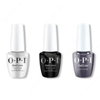 OPI GelColor Intelli-Gel Combo - Super Base Coat, Super Gloss Top Coat & Less is Norse - Long Lasting Formula