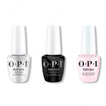 OPI GelColor Intelli-Gel Combo - Super Base Coat, Super Gloss Top Coat & Let's Be Friends! - Long Lasting Formula