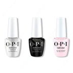 OPI GelColor Intelli-Gel Combo - Super Base Coat, Super Gloss Top Coat & Let's Be Friends! - Long Lasting Formula