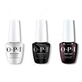 OPI GelColor Intelli-Gel Combo - Super Base Coat, Super Gloss Top Coat & Lincoln Park After Dark - Long Lasting Formula